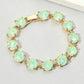 Round Stone Link Evening Bracelet