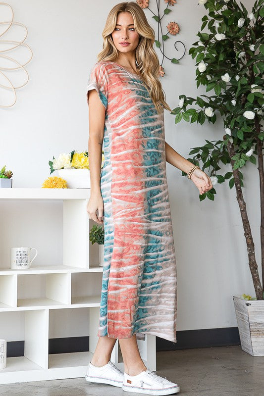 SIDE SLITS MAXI DRESS