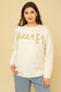 Plus Size Cheers Pullover Sweater