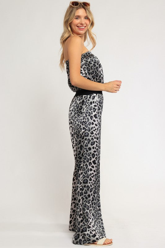 PRINTED PLUS JUMPSUIT