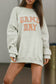 Black Game Day Graphic Sweatshirt