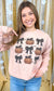 Pumpkin Bows Graphic Sweatshirt