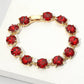 Round Stone Link Evening Bracelet
