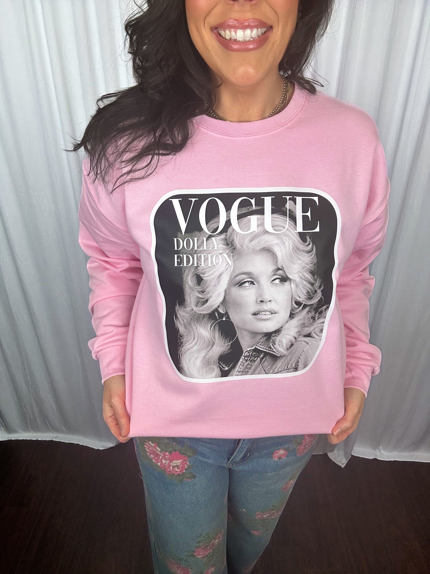 Pink Dolly Vogue Edition Sweatshirt
