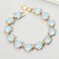Round Stone Link Evening Bracelet