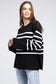 Ribbed Hem Stripe Sweater