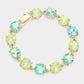 Round Stone Link Evening Bracelet