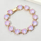 Round Stone Link Evening Bracelet