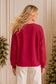 Holly Jolly Patchwork Graphic Holiday Sweatshirt