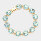 Round Stone Link Evening Bracelet