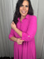Collared Shirt Dress w/ Pockets
