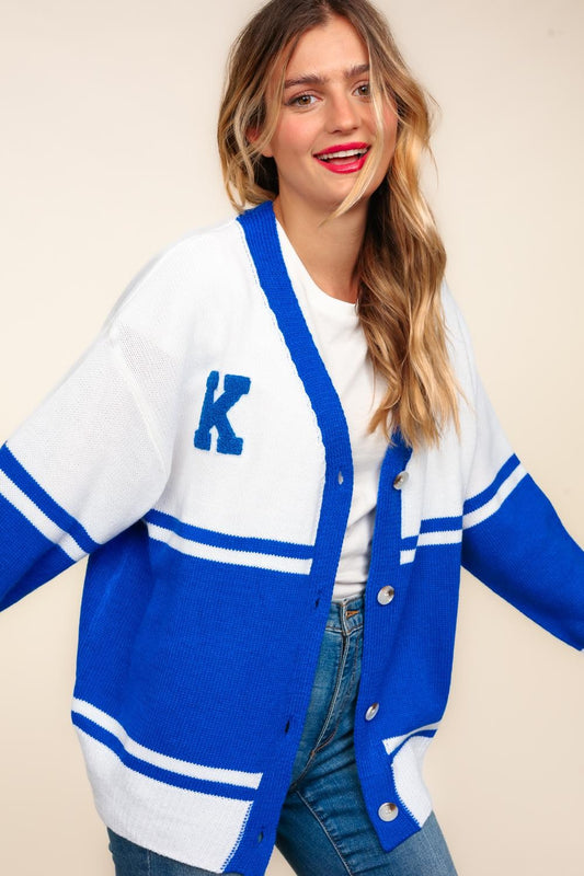 Button Down Kentucky Sweater