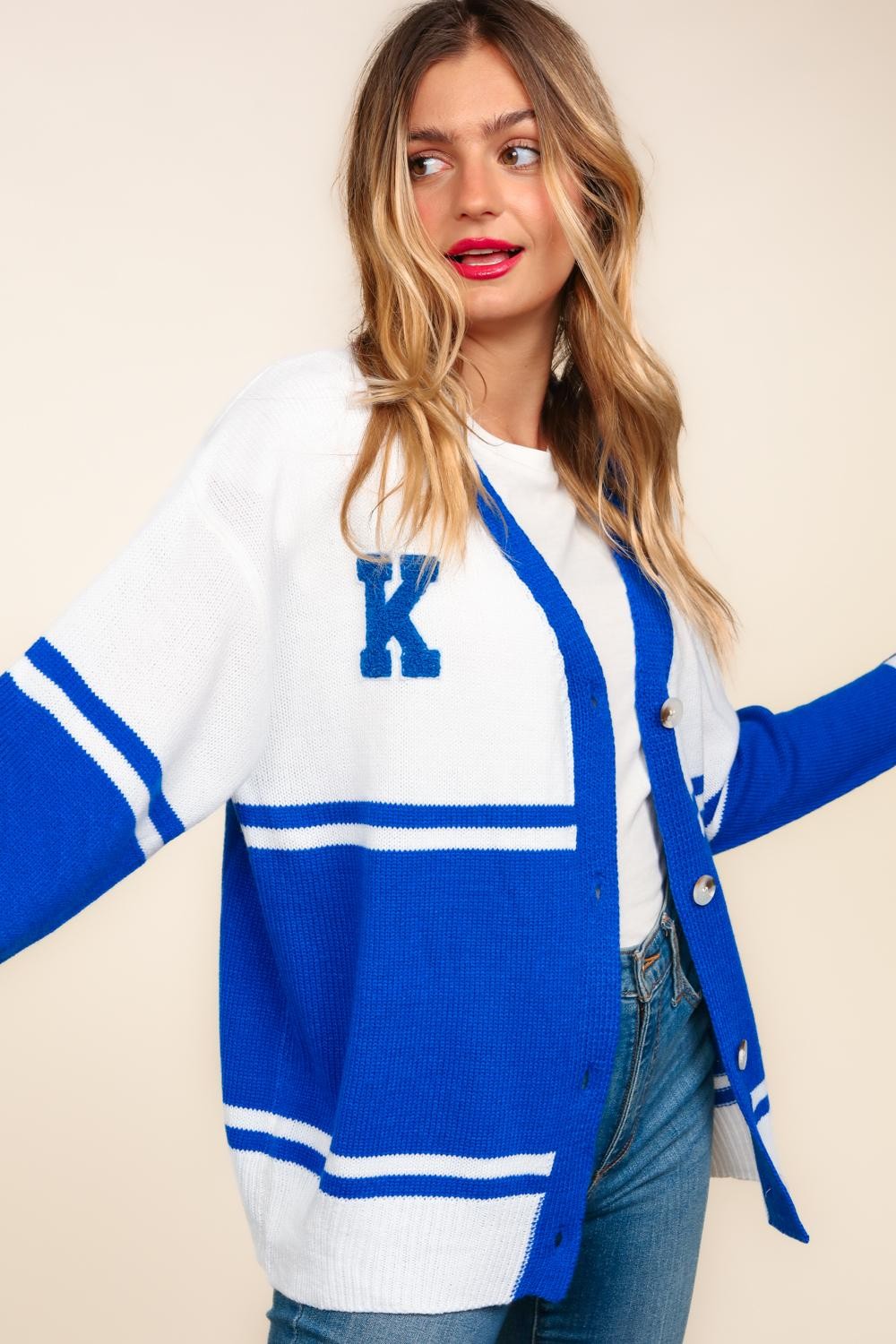 Button Down Kentucky Sweater