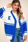 Button Down Kentucky Sweater