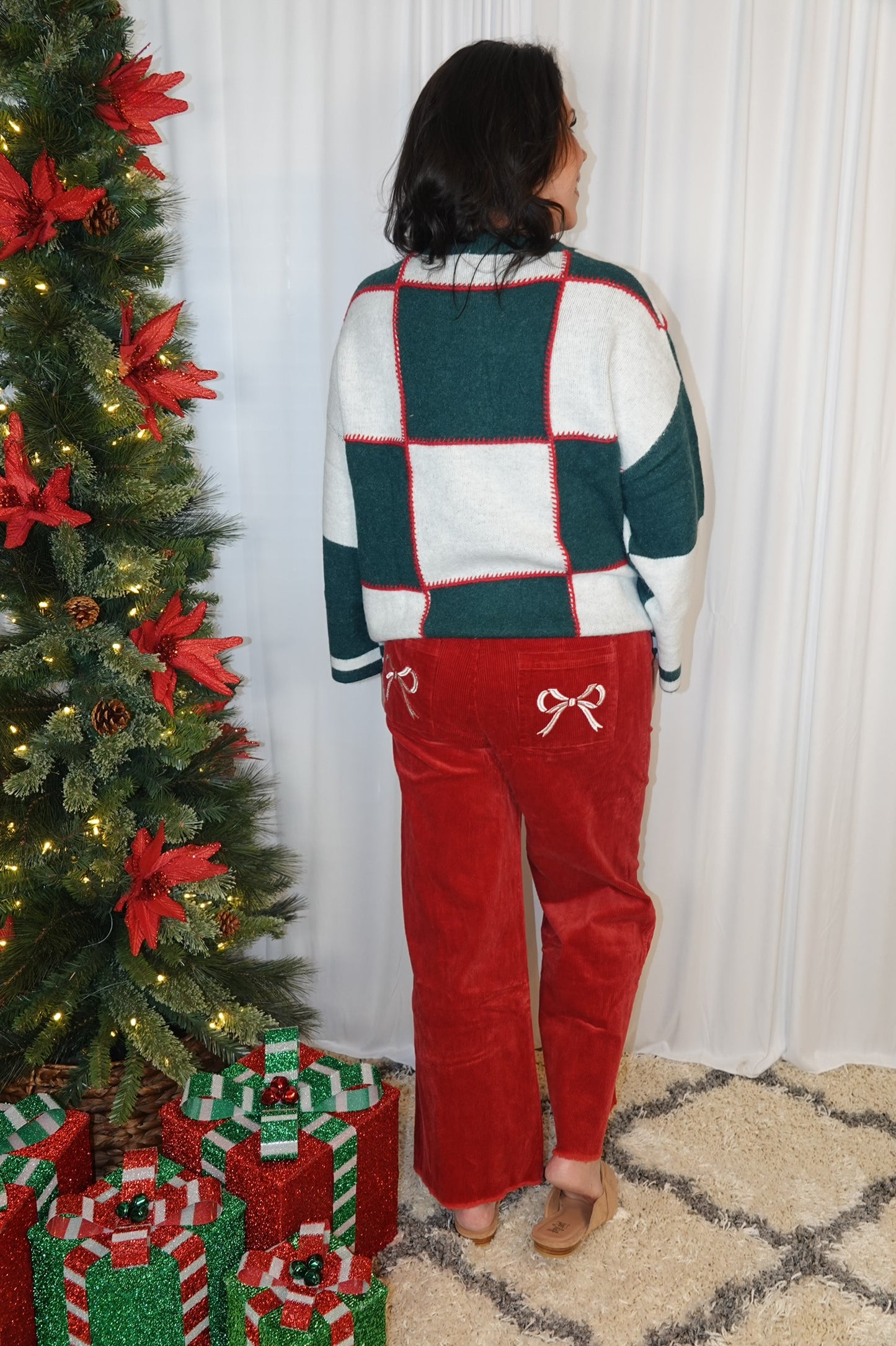 Color Block Oversized Sweater