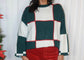 Color Block Oversized Sweater