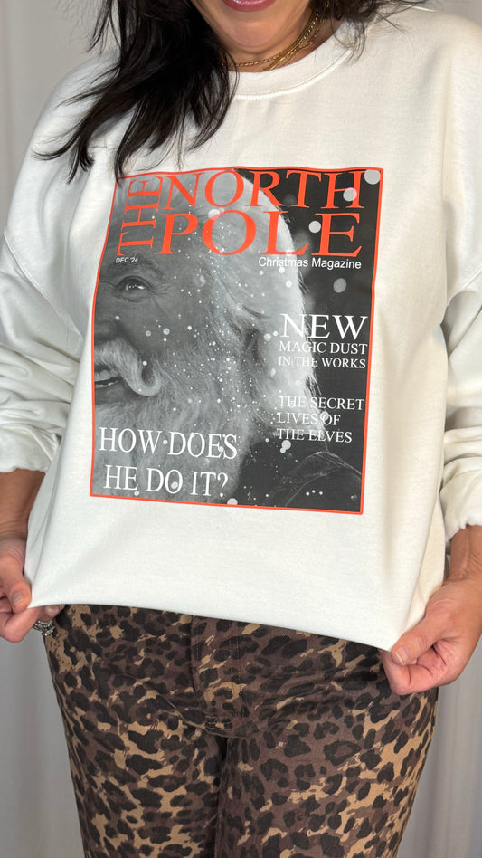 North Pole Santa Sweatshirt