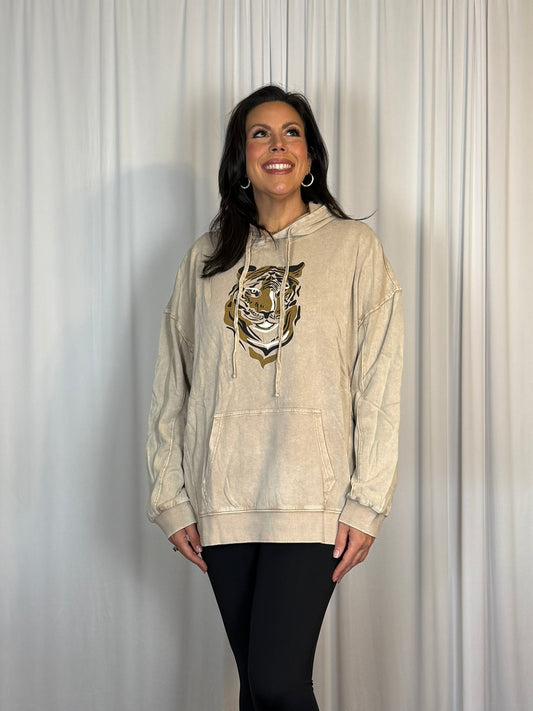 Tiger hooded sweatshirt