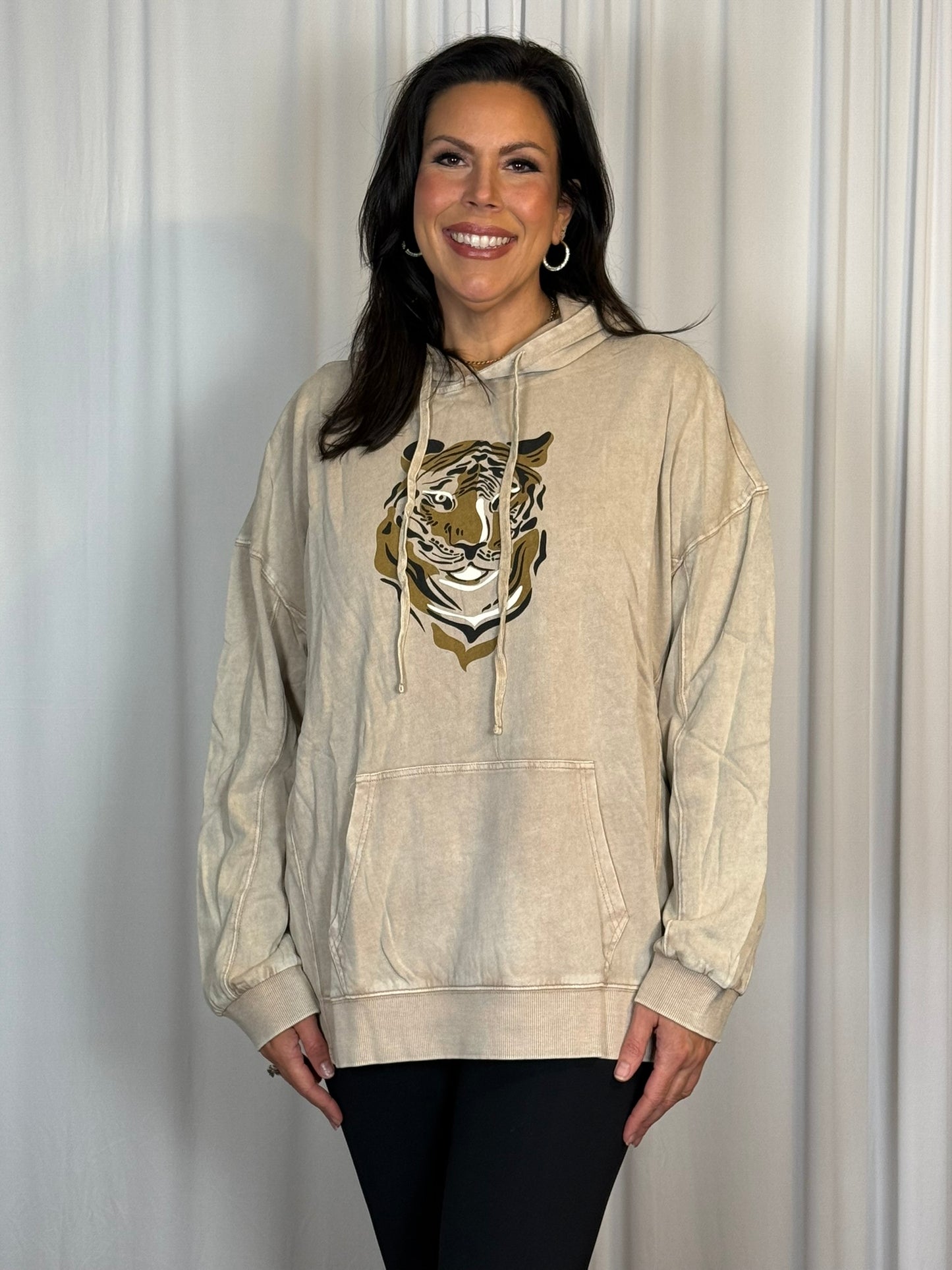 Tiger hooded sweatshirt