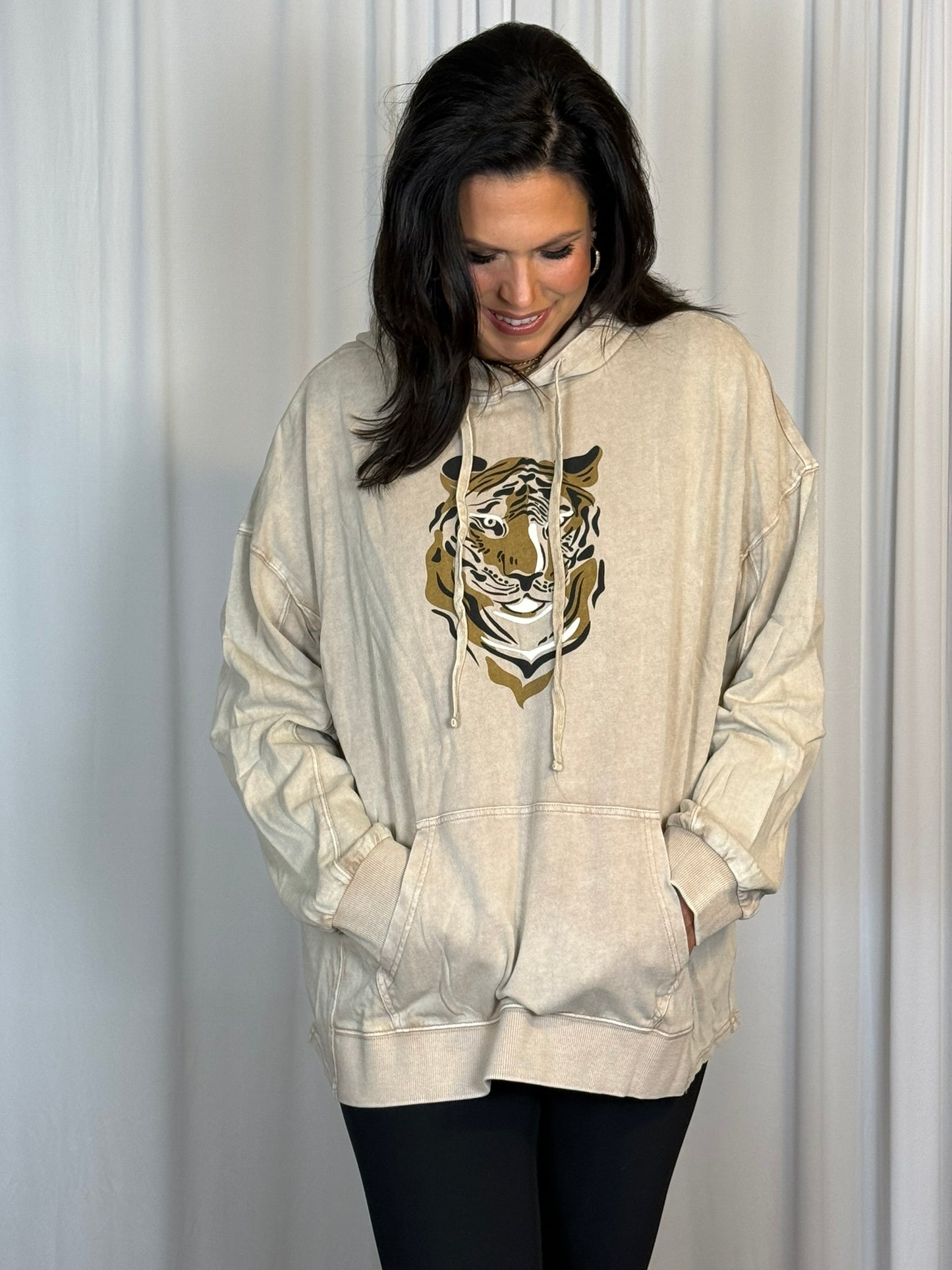 Tiger hooded sweatshirt