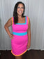 Neon Bodycon Dress