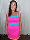 Neon Bodycon Dress
