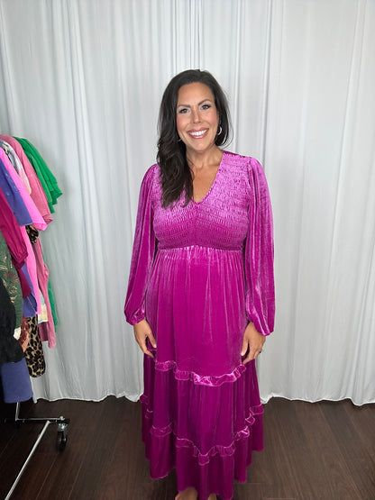 Velvet Maxi Dress