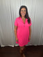 Ezra textured Zipper Dress