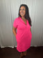 Ezra textured Zipper Dress