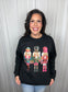 Faux Sequin Nutcracker Sweatshirt