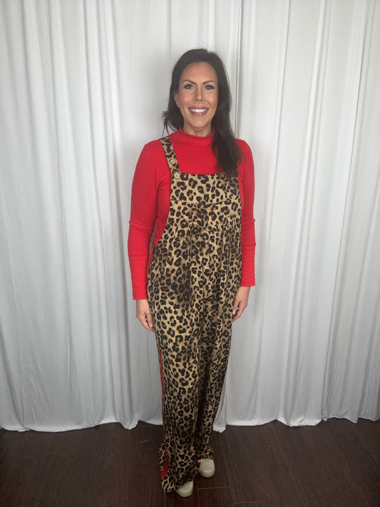 Leopard Print Jumpsuit