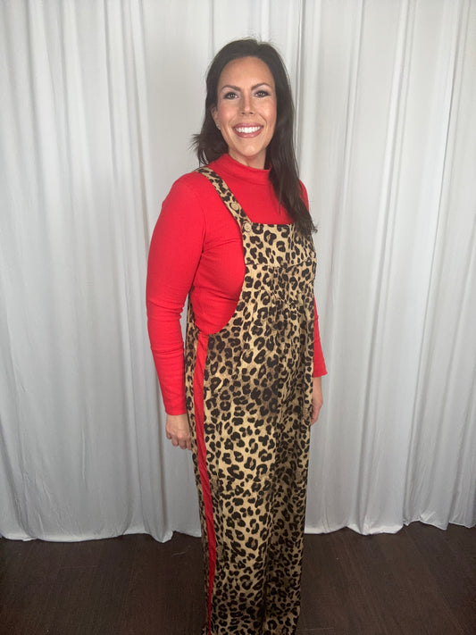 Leopard Print Jumpsuit