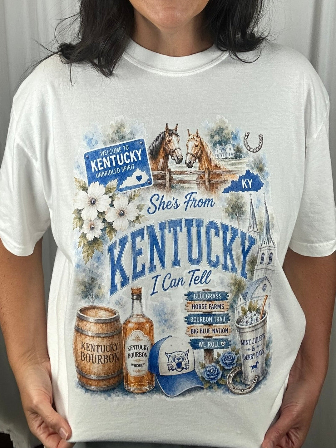 She's From Kentucky I Can Tell Graphic Tee