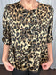 Leopard Print Satin Blouse