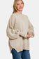 Zenana Side Sit Oversize Sweater