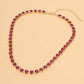 Round Stone Link  Statement Necklace
