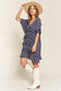 PLUS TIERED RUFFLE MINI DRESS