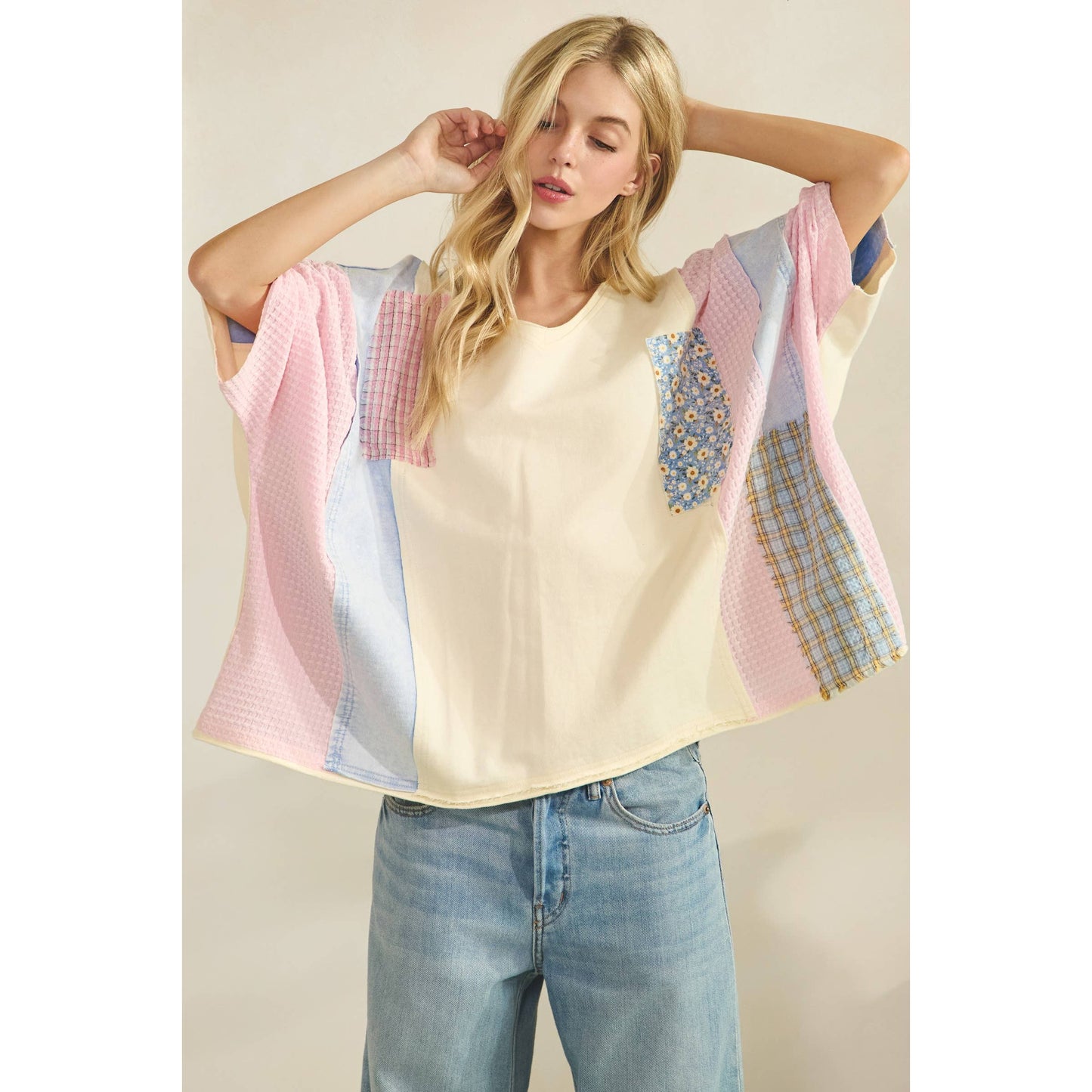 PATCHWORK DAYDREAM TOP (ST8420)