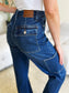 Judy Blue Full Size High Waist Cargo Jeans