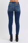 Judy Blue Full Size Mid-Rise Waist Skinny Jeans with Pockets