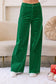 Corduroy Stretch Pants With Ribbon Bow