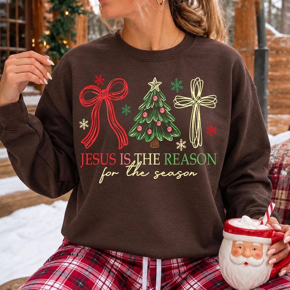 Comfort Colors Jesus Is The Reason Shirt,Jesus Christmas Tee