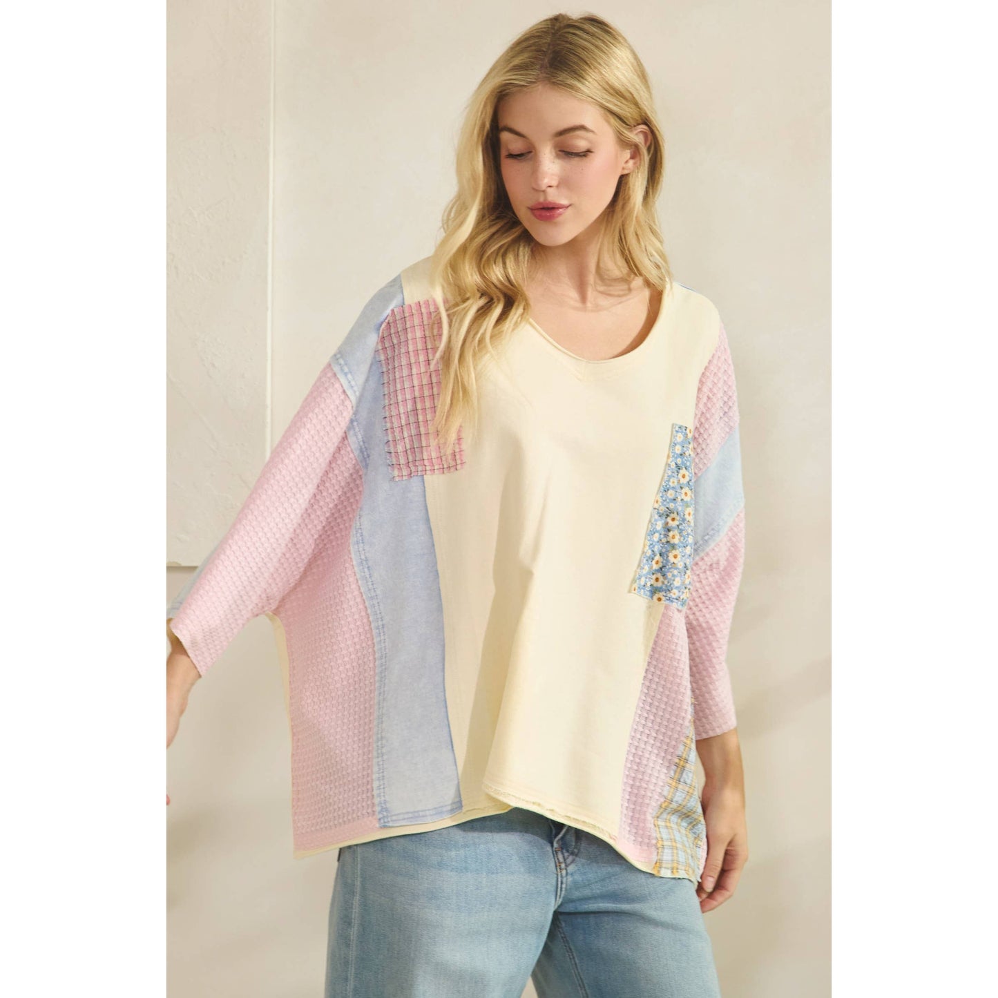 PATCHWORK DAYDREAM TOP (ST8420)